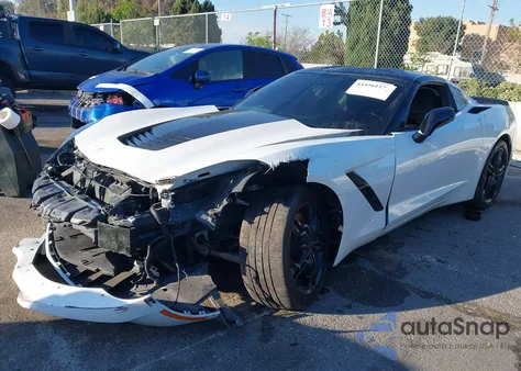 2016 Chevrolet Corvette Stingray из США, поврежденный, VIN 1G1YB2D7XG5110785